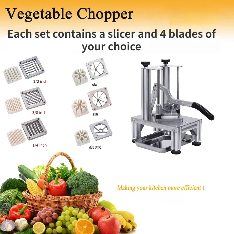 Stainless Steel Blade Suitable for Potato Cutter, Manual Vegetable Chopper, 6 Wedge 8-Wedge 6 Apple Corer