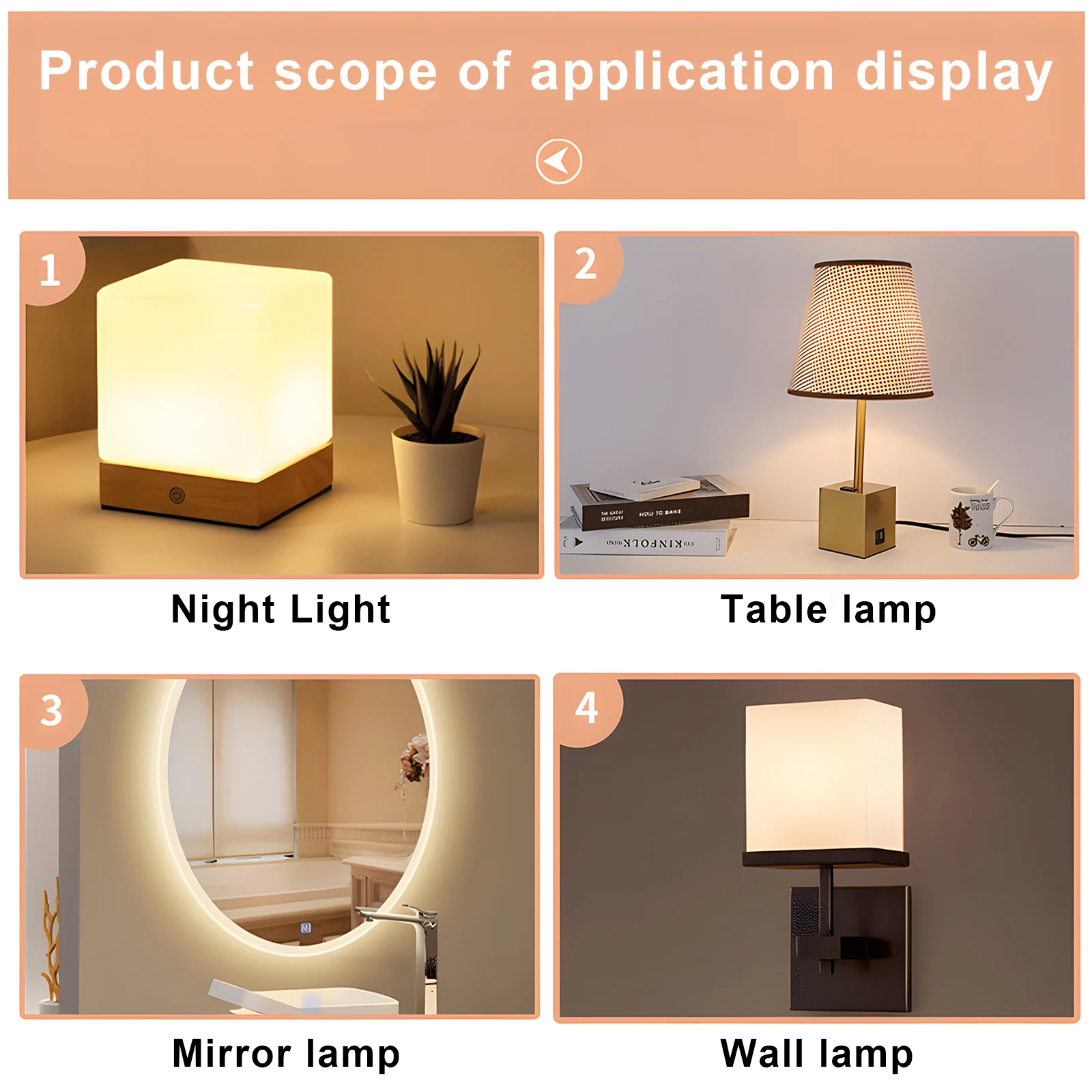 Double Layer Usb Female Base Type-C Socket and Female USB Lamp Charging Socket Power Socket With Cable Connector