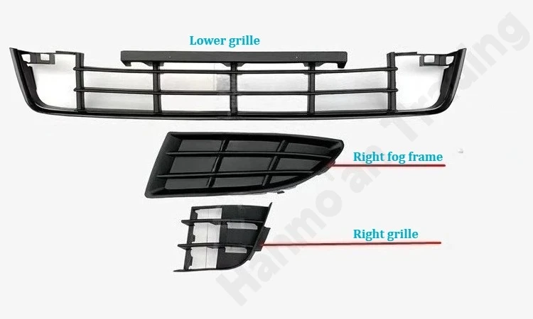 

Декоративные аксессуары для экстерьера Skoda Fabia 2012, 2013, 2014 годов выпуска: рамка передних противотуманных фар, вентиляционная сетка решетки радиатора.