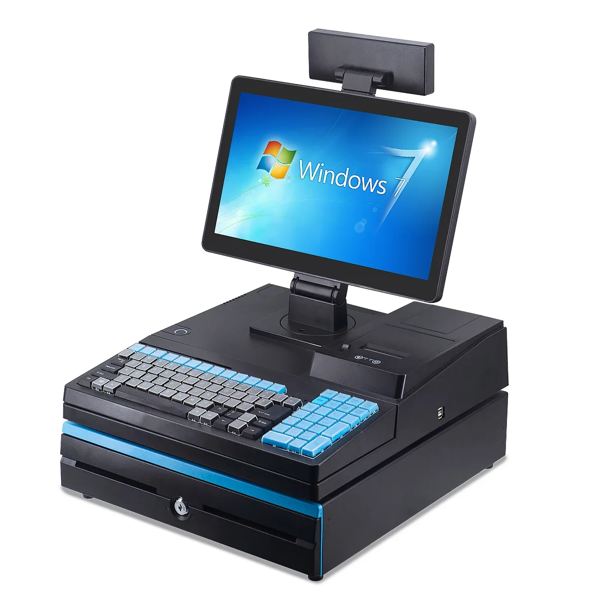 

Payment POS machine USB LPT interface CPU restaurant hotel cashier chekout POS terminal with printer scanner