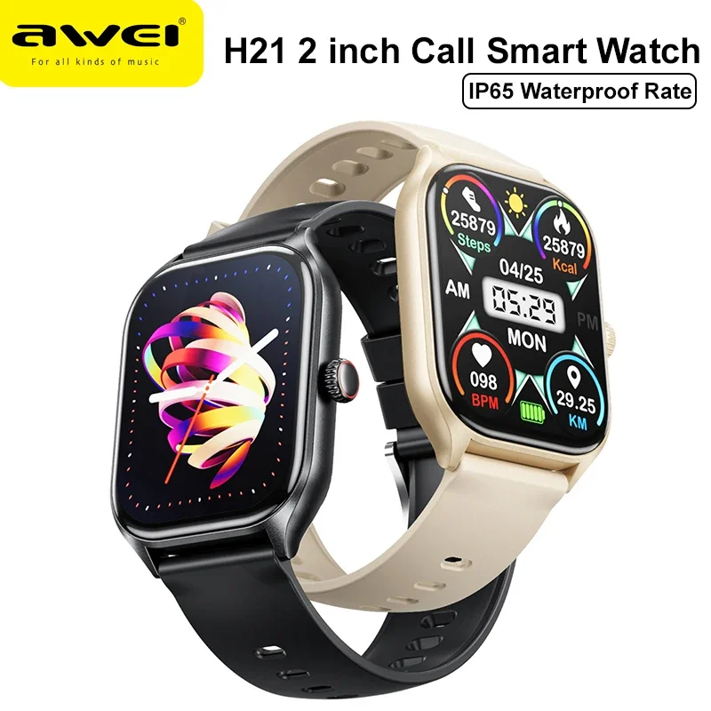 

Awei H21 Multifunctional Smart Watch Men Women Bluetooth Connected Phone Music Fitness Sports Bracelet Sleep Monitor Smartwatch