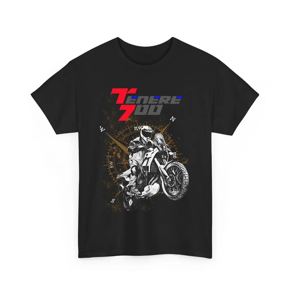 

Tenere 700 T7 Motorcycle T Shirt for Dual Sport Adventure Riders Gift for Fans Off Road Enduro Moto Apparel for Bikers