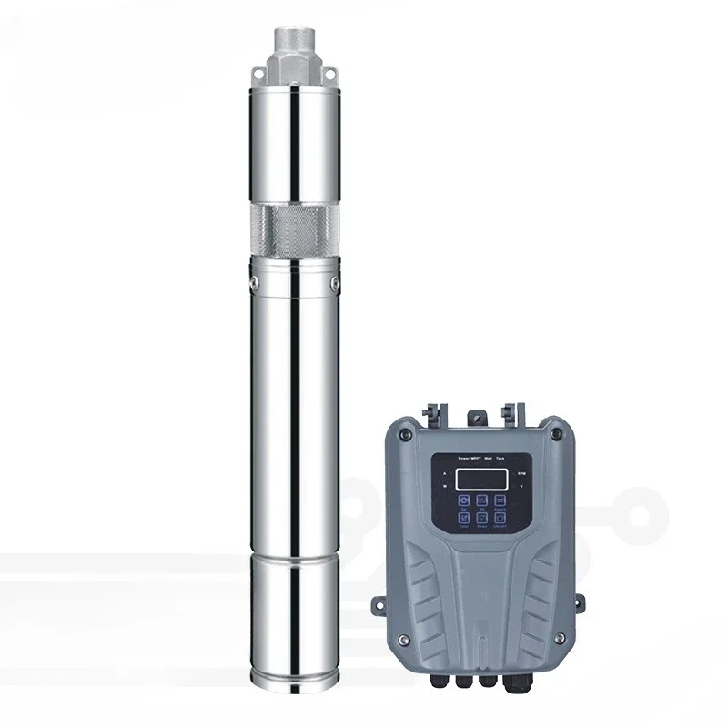

Solar screw pump 12v24v36v48v72v3 inch diameter 0.75 "High lift solar deep well pump