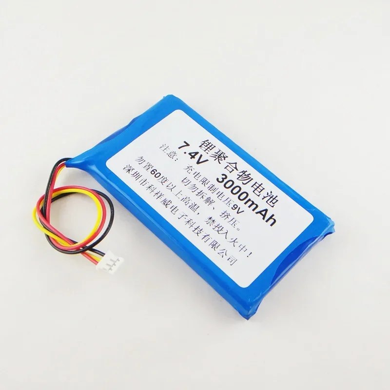 New Portable DVD EVD Polymer Lithium Battery 705085 3000mAh 7.4V Rechargeable Li-ion Cell A Good