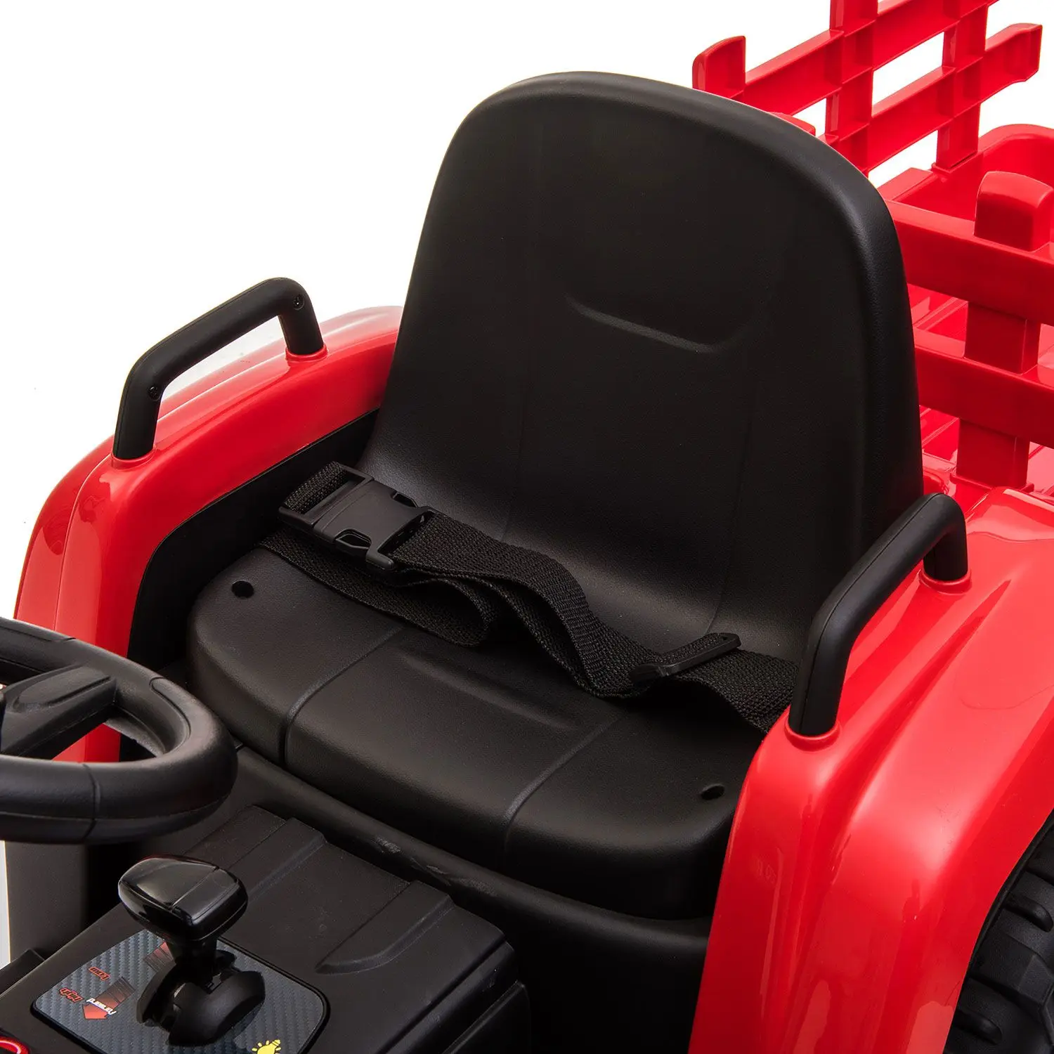 Tracteur avec remorque pour enfants, voiture électrique avec batterie 62, musique, USB, lumières LED, jouet de véhicule, 12V