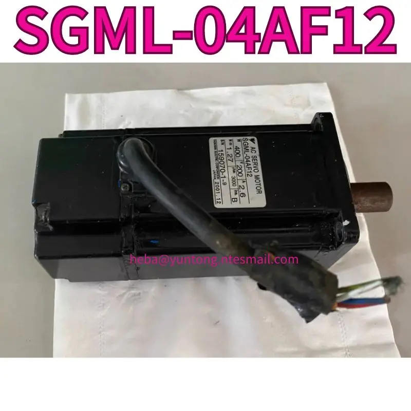 Used SGML-04AF12 motor 400W