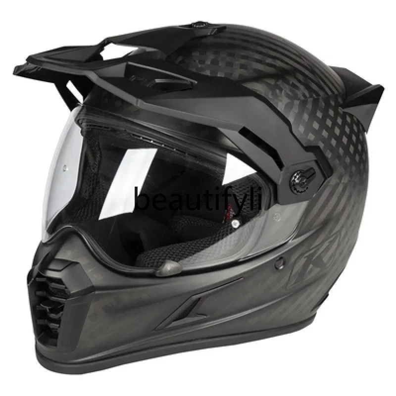 

Motorcycle Helmet Motorcycle Travel Off-Road Full Helmet Four Seasons Anti-fog Flagship Helmet