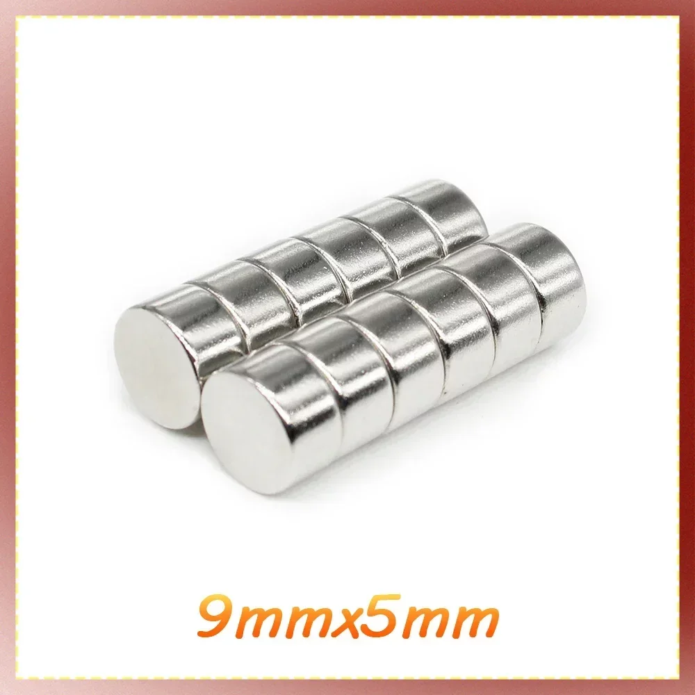 

10~200PCS 9x5mm Round Powerful Magnets Disc N35 9x5mm Neodymium Magnet Permanent NdFeB Magnet Strong