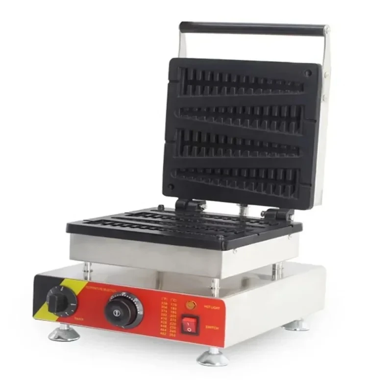 Stainless Steel Waffle Maker, Christmas Tree & Fish‑Scale Pattern Waffle Machine for Home Commercial Snack Baking