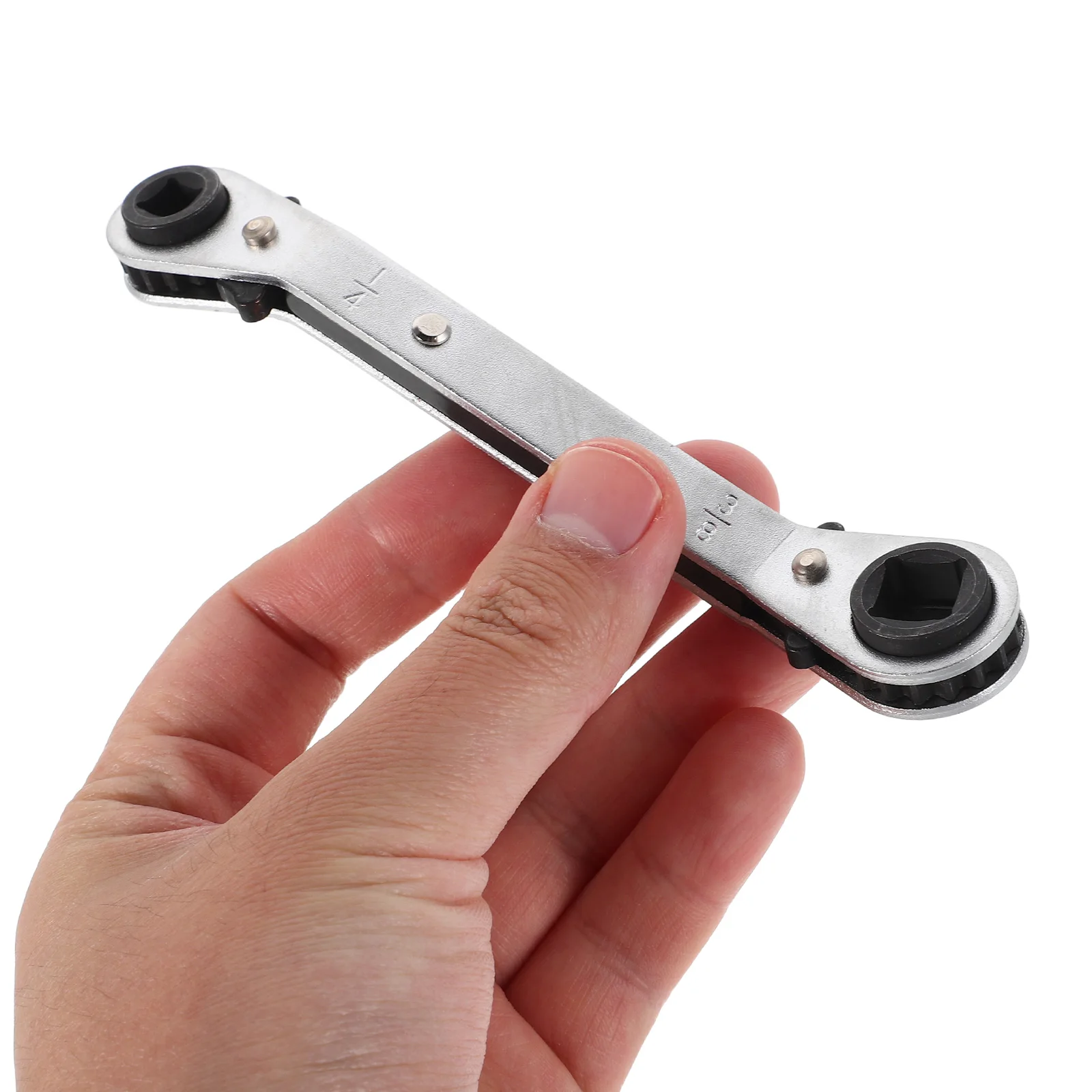 

MultiFunction Hexagonal Wrench Durable Ratcheting Mechanism Car Air Conditioner Valve Repair Tools Professional Handheld Spanner
