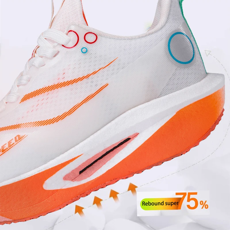 Zapatillas para correr hombre y mujer con placa carbono transpirables - imagen 2