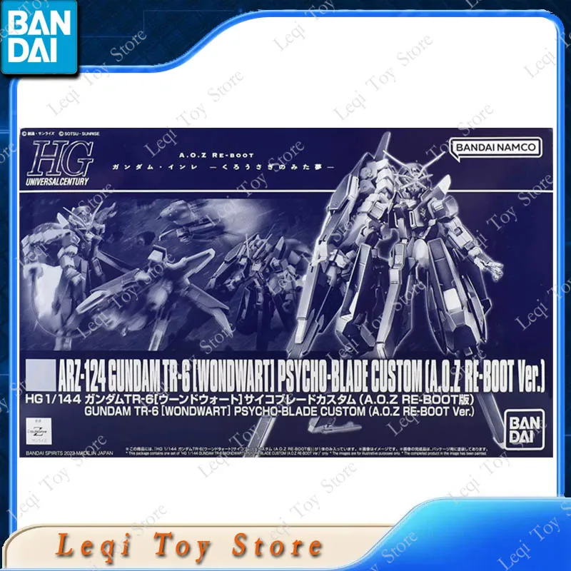 Bandai Echt HG RX-124 ARZ-124 GUNDAM TR-6 HAZEL II WOUNDWORT KEHAAR Action Anime Figuren Speelgoed Gift Assembly Model Ornamenten