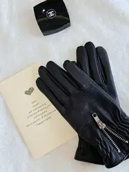 Deerskin Men's gloves touch screen thin soft