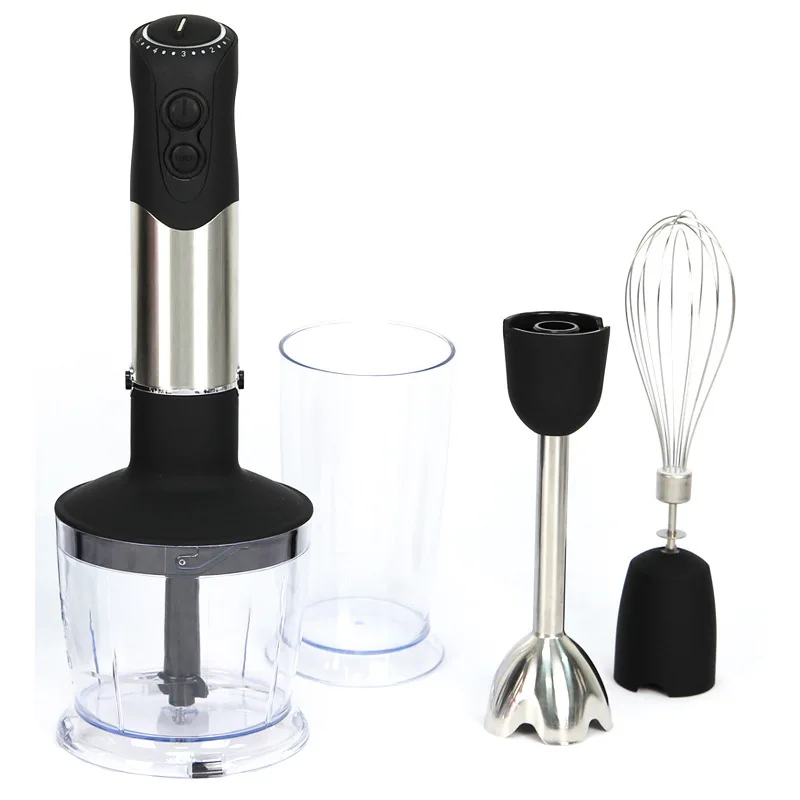 

Multifunctional black mixer, household electric cooking machine