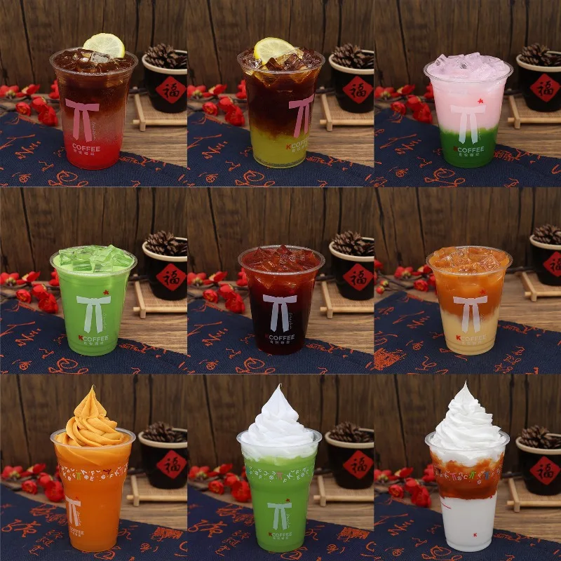 Kenyue Coffee Snow Top Drink Model KFC Food Mould
