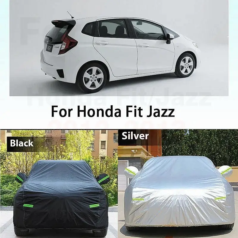 

For Car Cover Outdoor Sun Anti UV Rain Snow Protection Waterproof All Weather for Automobiles for Honda Fit 2023 Car Covers