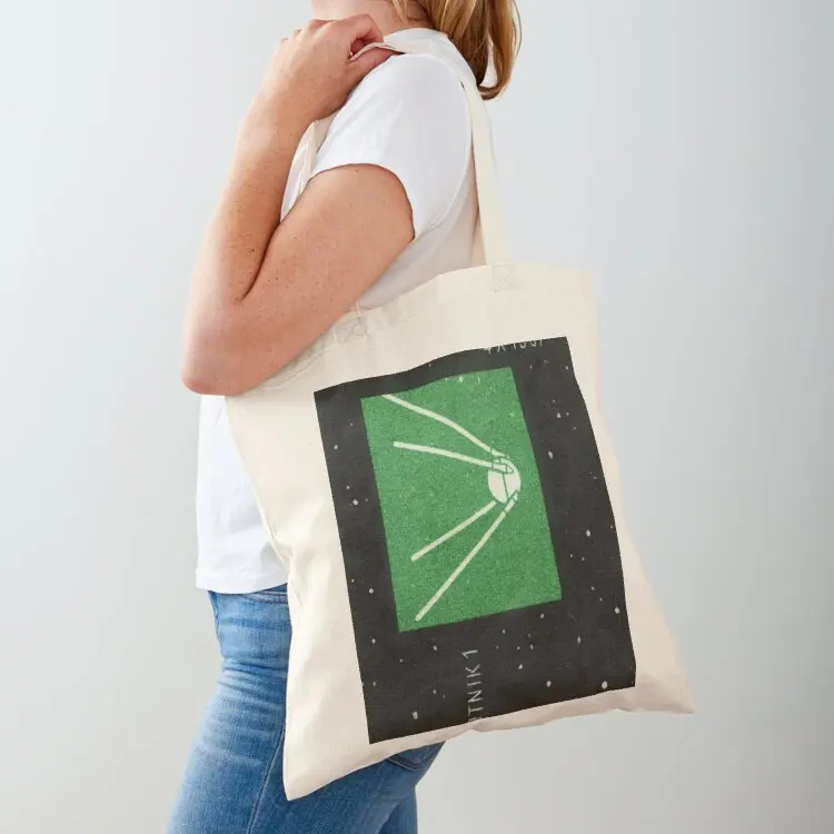 

SPUTNIK 1957 Tote Bag Lady bag shopper bags for women custom fabric bag Gift