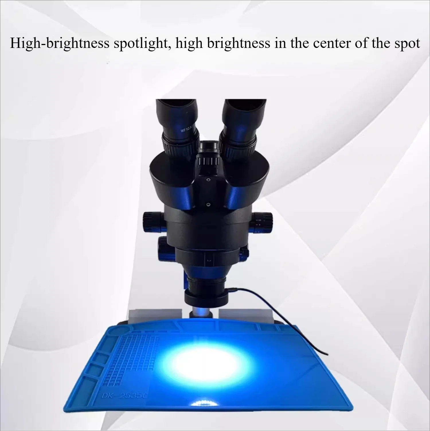 Electron Microscope Light Source Mounting Size 48mm dust and oil-proof LED light with Dust Mirrorfor for Cell Phone Repair