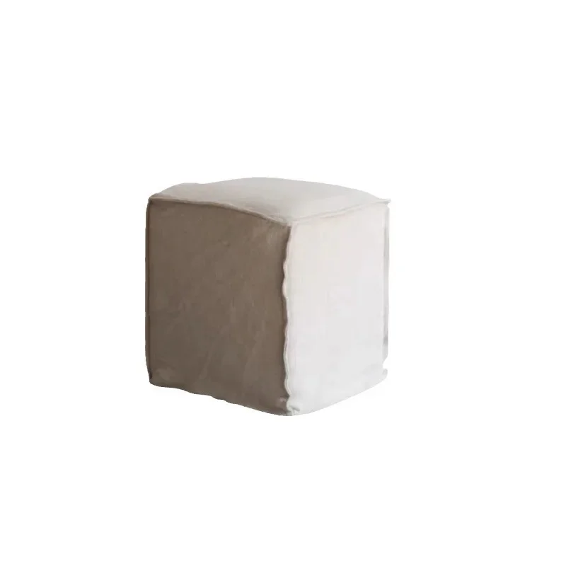 Fabric, removable and washable square, pier linen sofa, stool