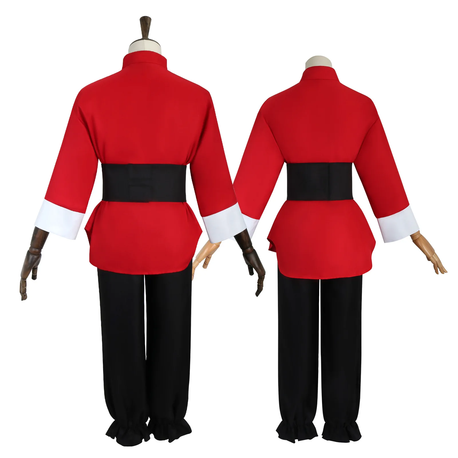 Tendou Akane disfraz de Cosplay Anime Ranma 1/2 estilo chino uniforme rojo Top pantalones Unisex Halloween traje de fiesta de Carnaval trajes