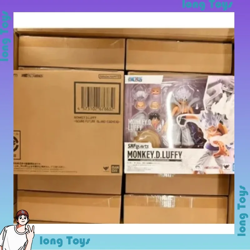 

100%Original BANDAI ONE PIECE S.H.Figuarts SHF Monkey D. Luffy Gear 5 Future Island Egg SHF Luffy Action Figure Gifts Model Toys