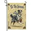 Sports Australian Shepherd Dog Garden Flags 12x18 Double Sided for Outside, Vintage Football Front Yard Backyard Vertical Ho llz