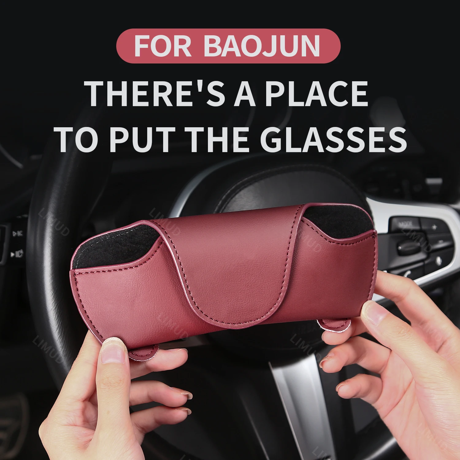 تخزين نظارات السيارة لـ BaoJun Cortez 730 Cortez 510 BaoJun Cloud EV Universal Microsoft Eyeglasses شماعات صندوق النظارات المنظم