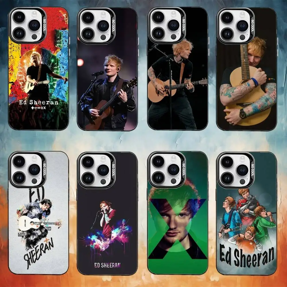 

Ed S-Shape of You S-Sheeran Phone Case For iPhone17,16,15,14,13,12,11 Plus,Pro Max Black Candy Matte Shockproof Cover