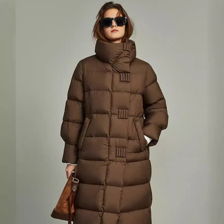 Women's Winter Coat Jacket Warm Down Cotton Parkas Korean Loose Medium-long Female Cotton Overcoat 2025 New Lady Cotton Clothes