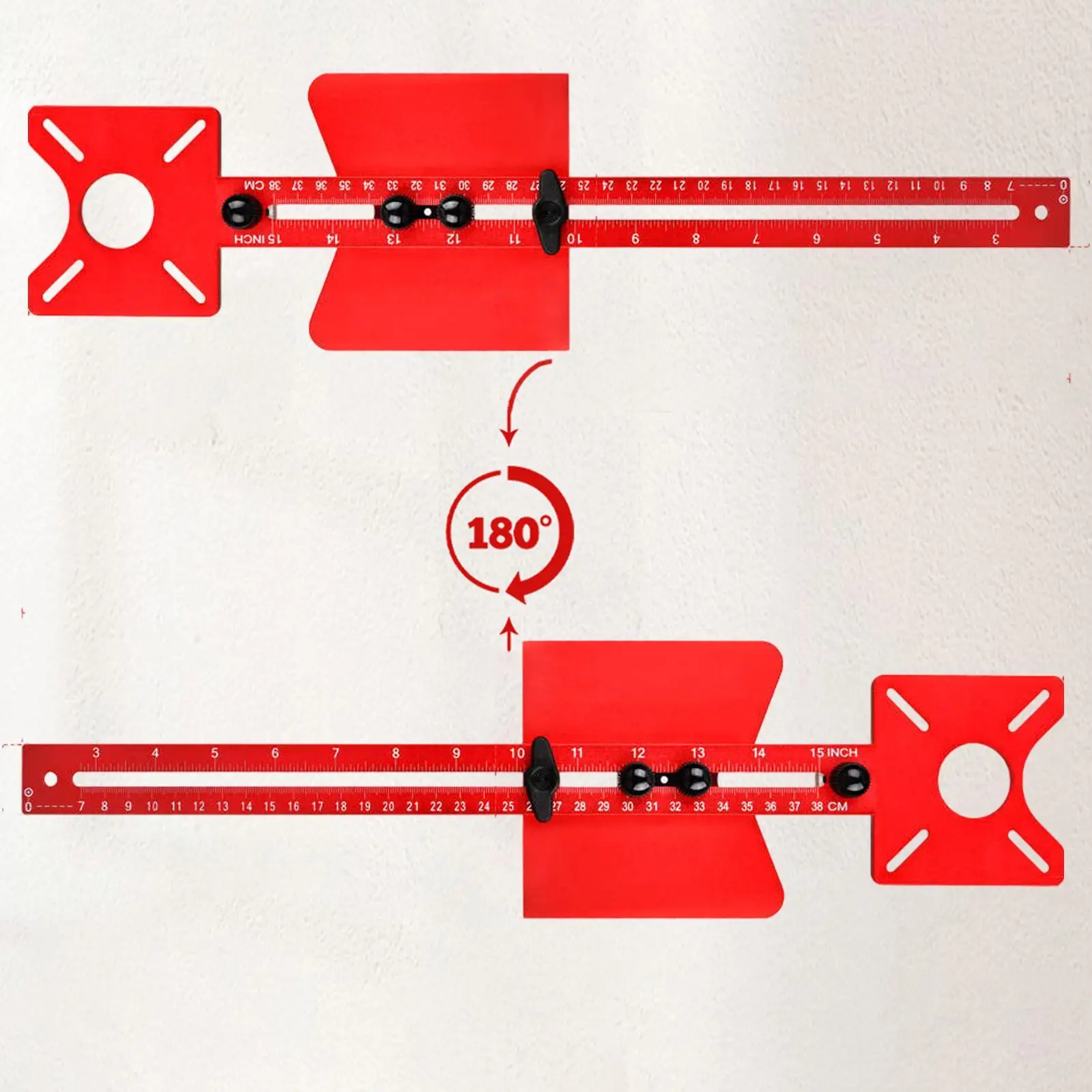 Router Frezen Groefbeugel Stevige metrische kast Hardware Jig