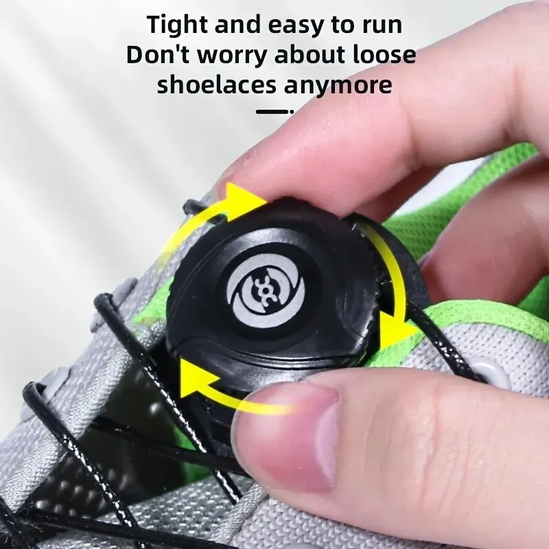 1pair Adjustable Automatic Buckle Rope Universal Kids/Adult Quick Stretching Lock Lazy Laces Sneaker No Tie ShoeLaces Shoe