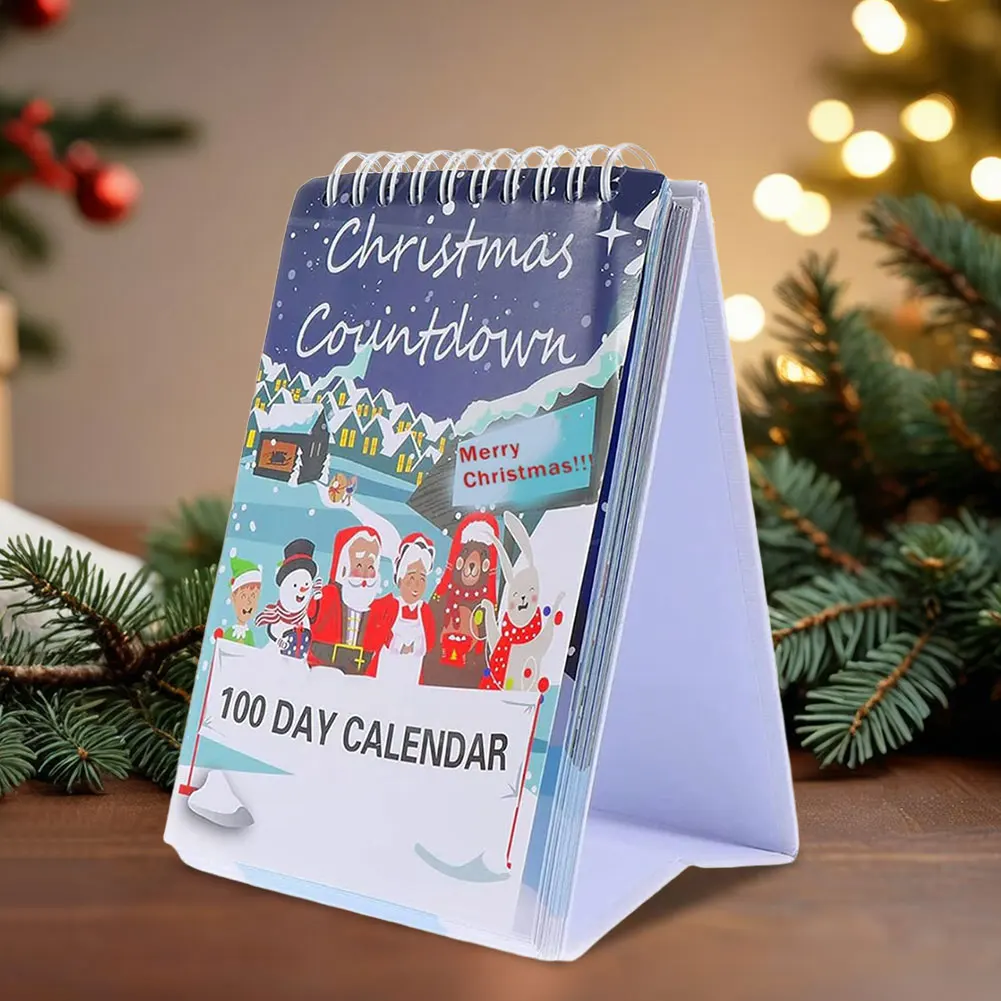

2025 100Day Christmas Countdown Creative And Decorative Christmas Countdown Calendar Standing Advent Calendar Christmas Gift