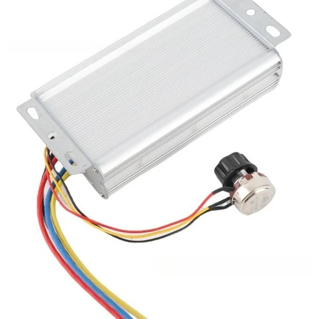 PWM DC motor governor 12V24V36V motor stepless pulse width speed control switch, industrial high power