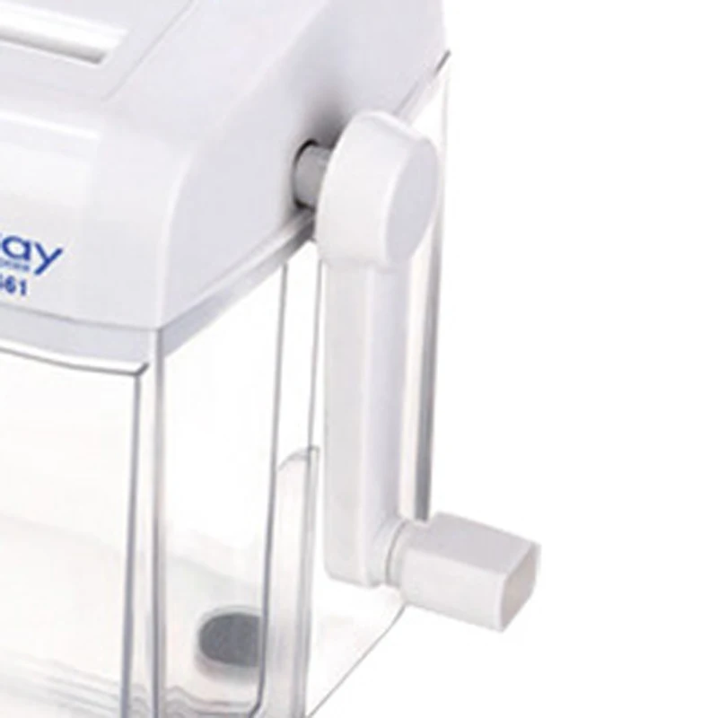 A4 Mini Portable Hand Paper Shredder 3-in-1 Household Manual Shredder Document File CD Credit Card Cutting Machine Tool for Home