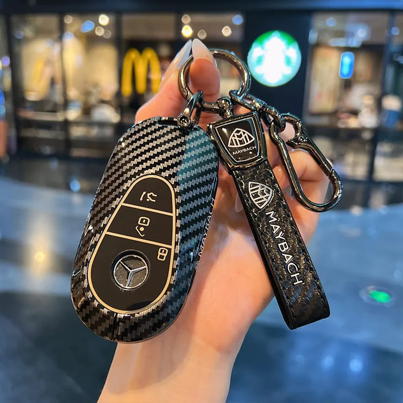 FOR Suitable for Mercedes Maybach S450L keycase, new S-Class S400L bag, 22 models S500L shell, S480S580 men's buckle
