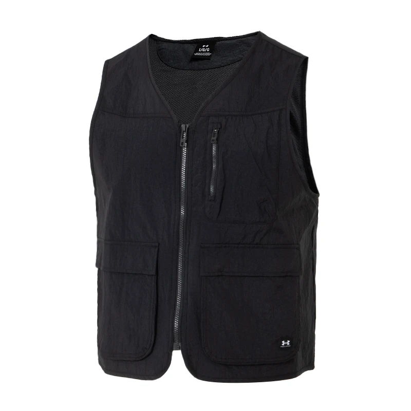 

Under Armour Men's Vest Sportswear Outdoor Workout Cardigan Jacket Trendy Fashion Workwear Casual Vest 1382877-001