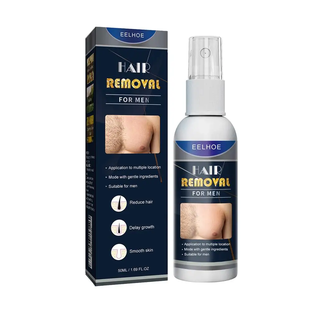 Spray de depilación para hombres y mujeres, Spray de niebla para vello púbico, depilación de Bikini, Spray depilatorio, botella X1L0, 30ml