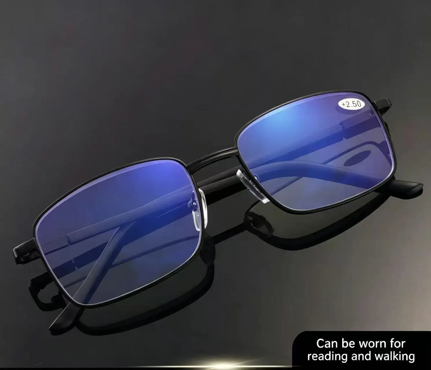 Ultralight Sports Men Multifocal Reading Glasses Non-slip Presbyopia Eyeglasses Anti Blue Light Reading Glasses for Male Women