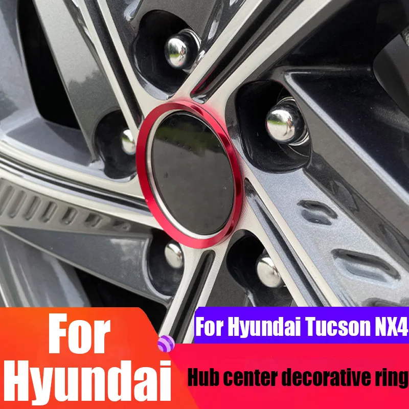 

Для Hyundai Tucson NX4 2021 2022 2023 2024 2025 крышка ступицы колеса центральное декоративное кольцо автомобильные товары для наружного украшения