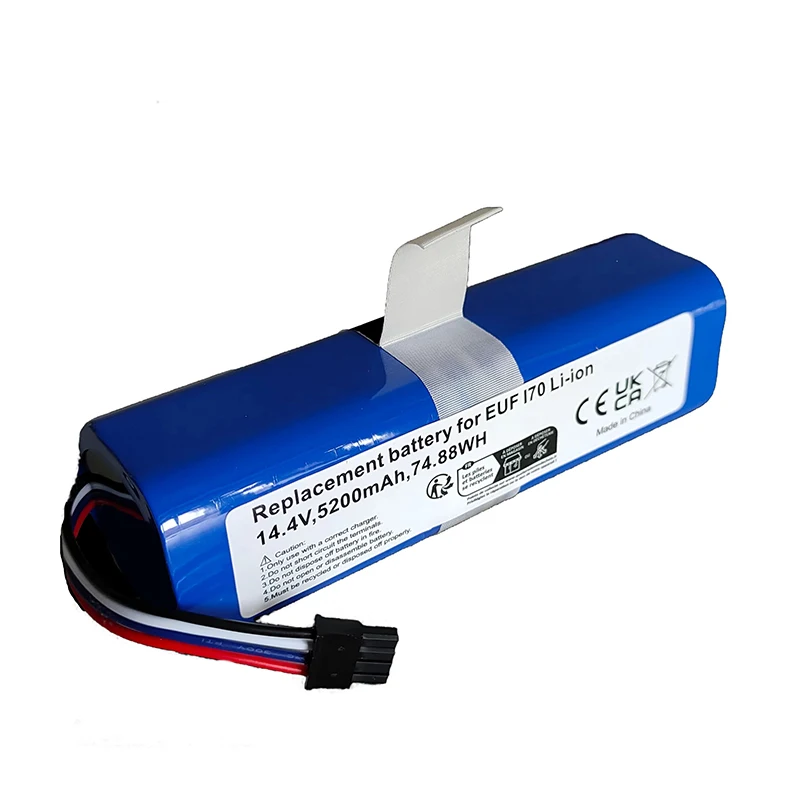 14.4V 5200mAh Rechargeable Battery For Eufy RoboVac L70 Hybrid L10 T2190 T2190G21 Series Robot Vacuums Cleaner