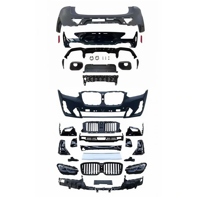 

Подходит для модификации 17-21 X4 G02, 22 модели MT, комплект переднего и заднего бампера, модификация и обновление объемного звучания автомобиля