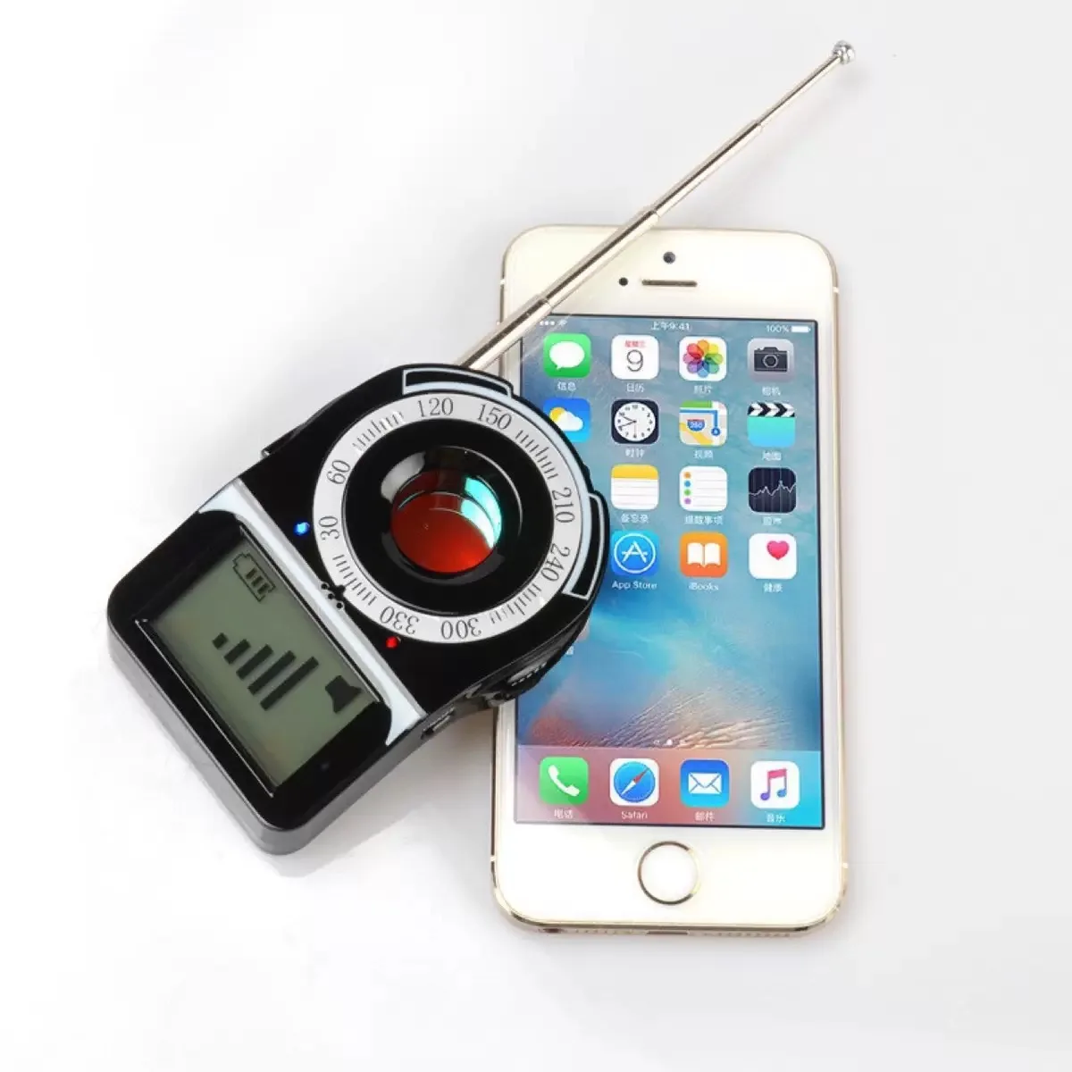 anti spy Hidden Cameras Detector,Pinhole Cam Scanner&Bug/Mobile phone Signal Detect,Portable Spy Gadget for Hotel/Home Security