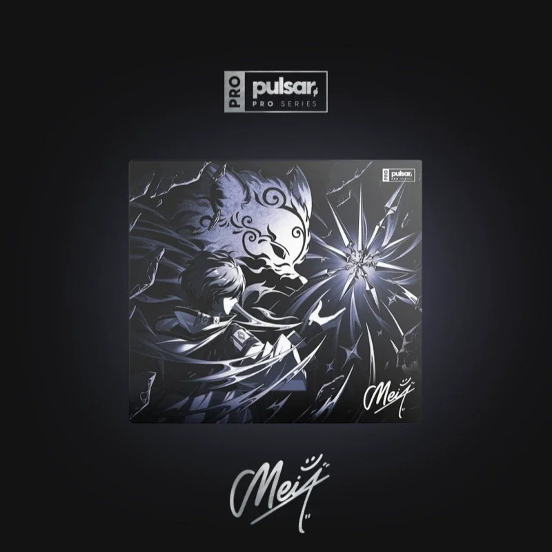 panpad Pulsar PRO by MEIY e-sports tempered glass mouse pad 4.0 Coating Optimization Fully covered adhesive base (copy)