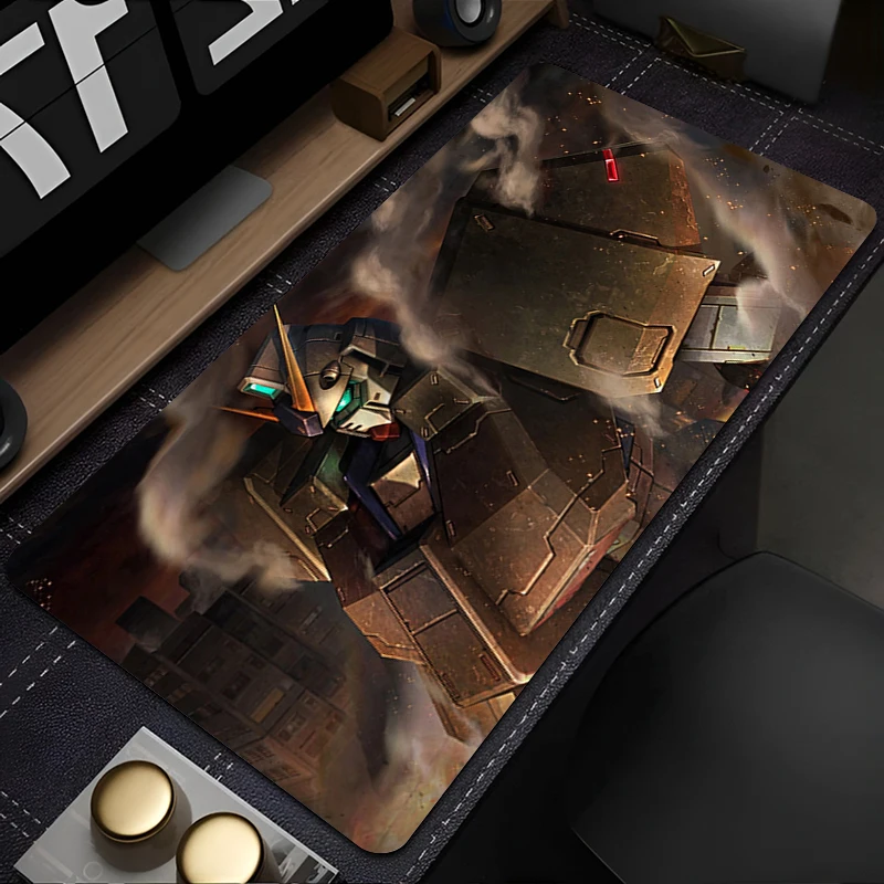 メカニカルウォリアーマウスパッド大型ゲーマーキーボードマットパッドゲーミングデスクプロテクターラップトップマウスパッドデスクマットPC HDアニメマウスパッド