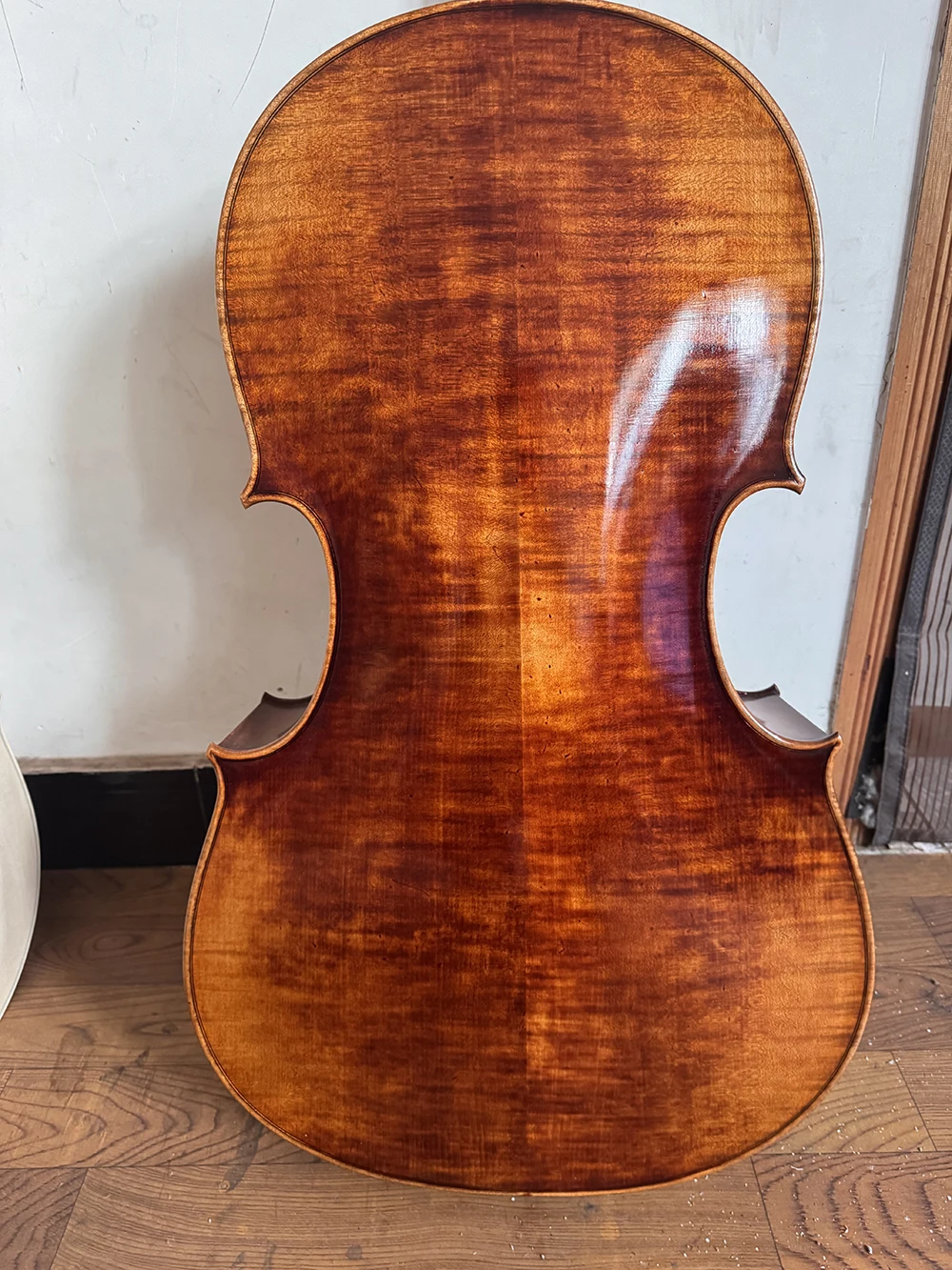 Montagnana 1739 model professional grade cello 4/4 size fully handmade Italian retro oily varnish, with bag bow accessories