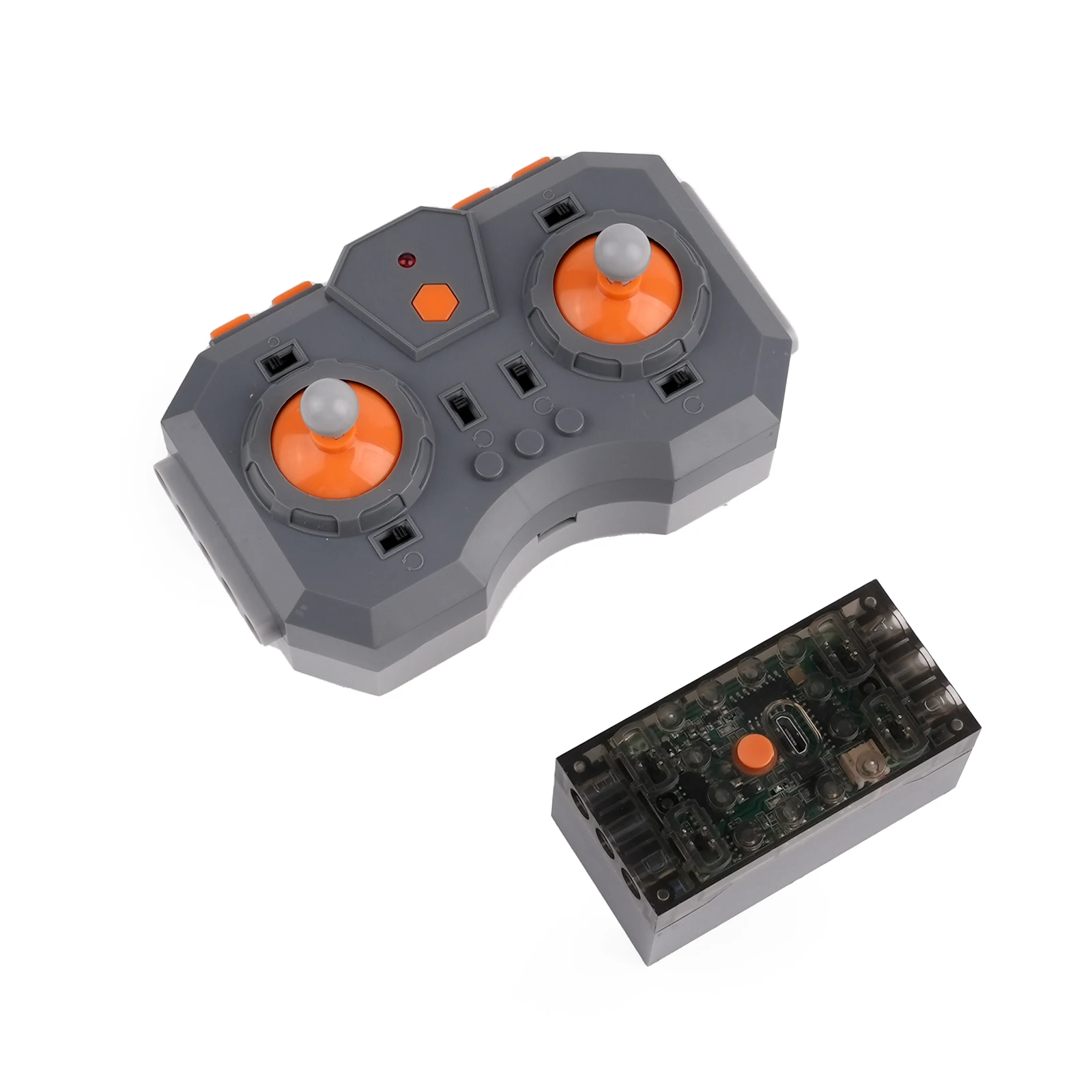 Kit de télécommande à 8 voies avec boîtier de batterie au Lithium 4.0, contrôle de vitesse Programmable par application pour modèles de blocs de construction MOC