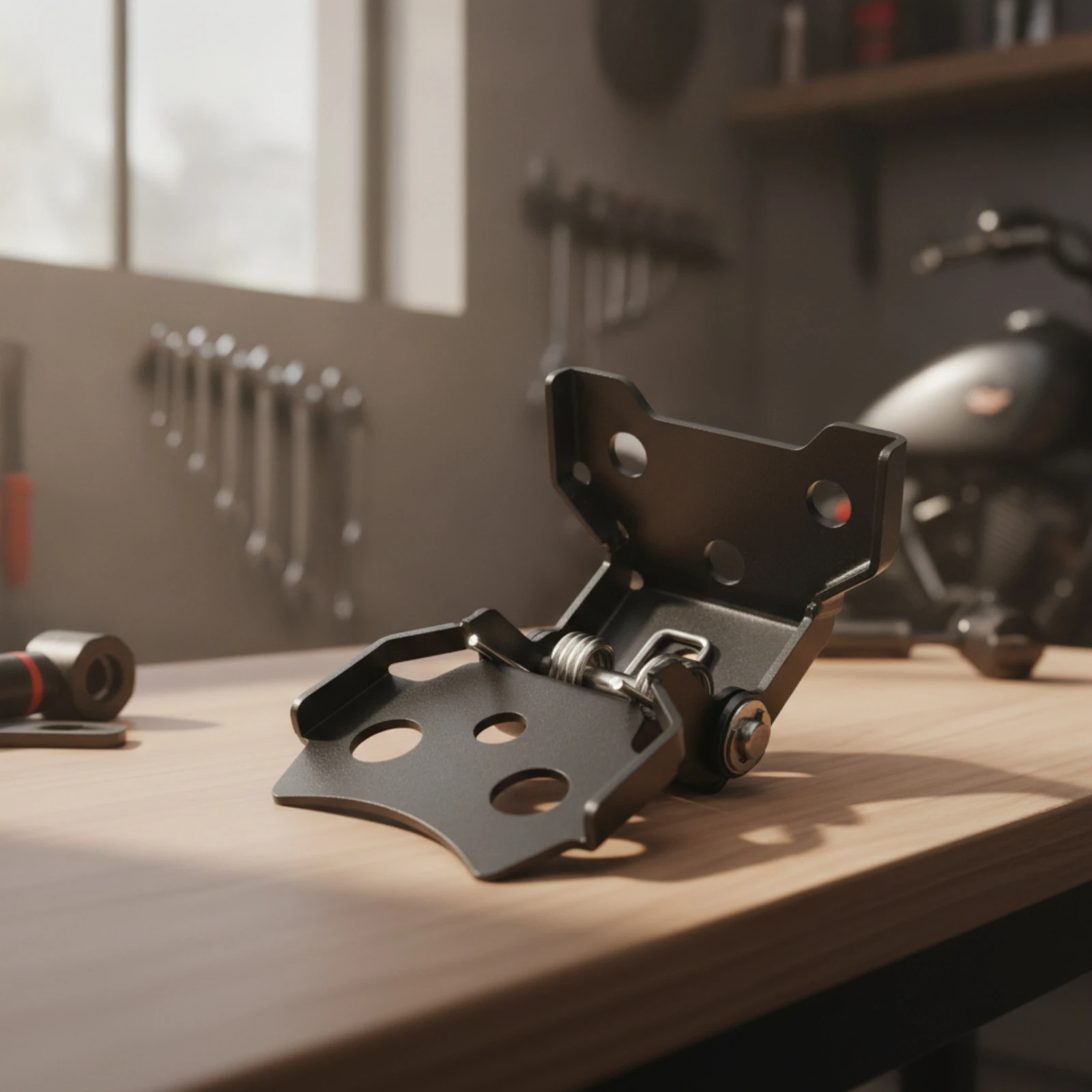 Seat Lifting Bracket Heavy Duty Seat Lift up Mechanism Spring-Loaded Hinge Long-Lasting Easy Installation for DIY Mechanics