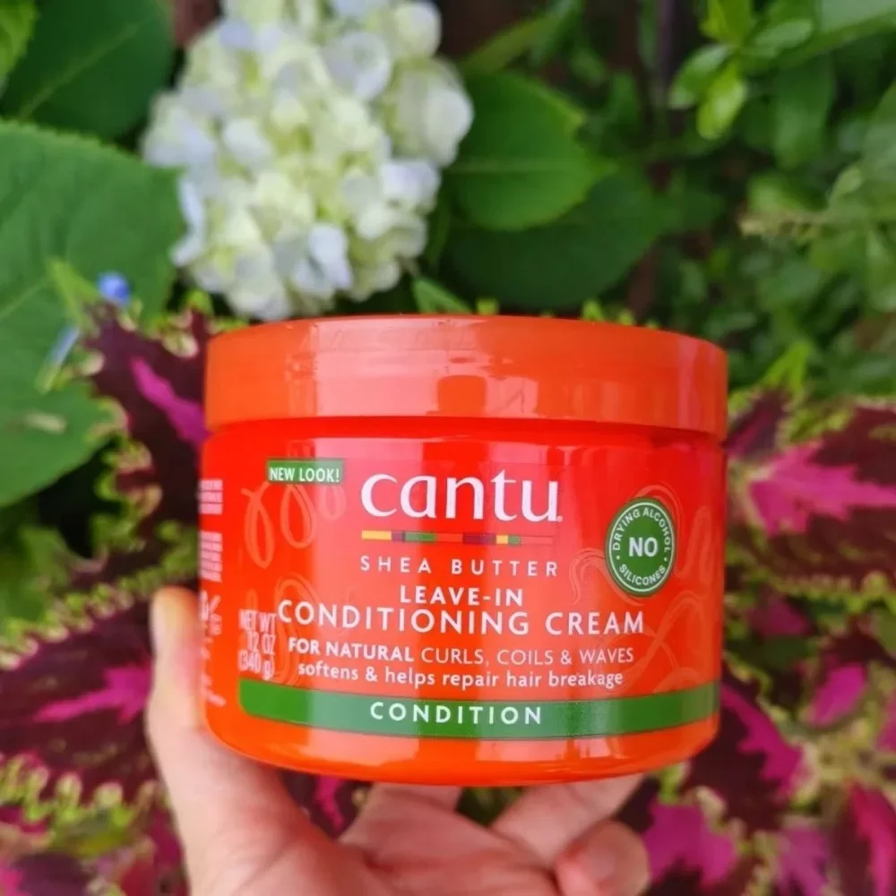 Original New Look Cantu Shea Butter Natural Hair Coconut Curling Cream 12OZ 340g Defines Moisturizes Help Stergthen Strands