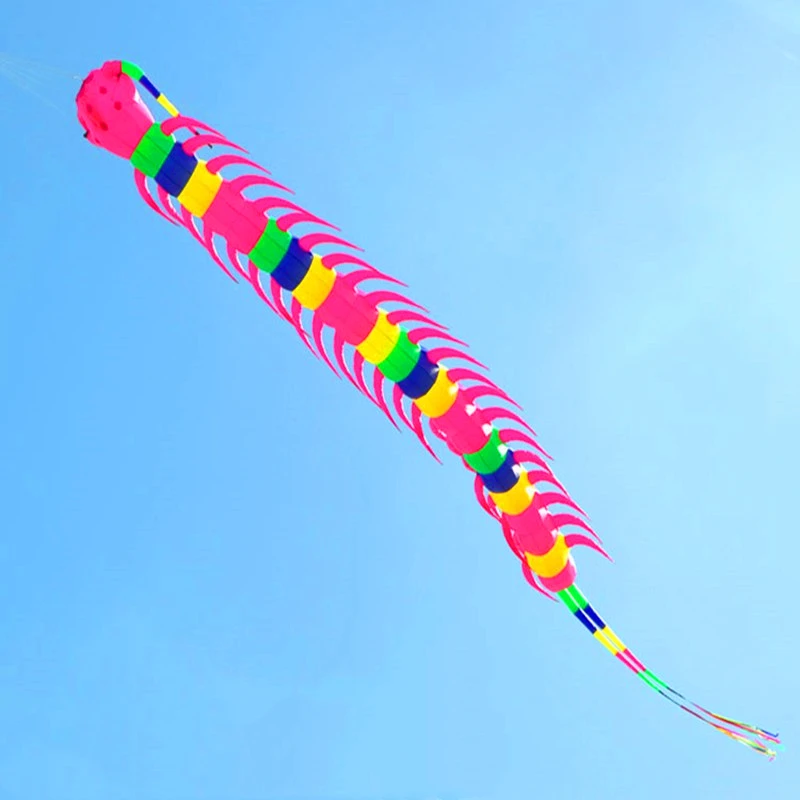 

free shipping high quality 12m pendant Centipede kite soft kite outdoor toys large kite factory new octopus kite reel albatross