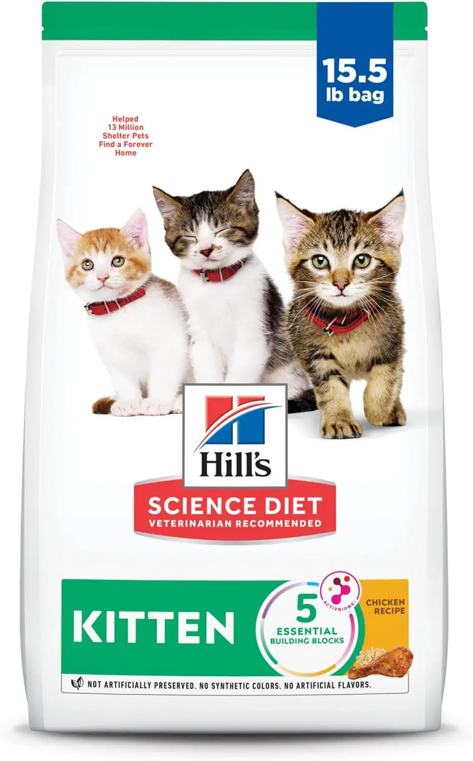 

Сухой корм для котят Science Diet, с курицей, 15,5 фунтов. Сумка
